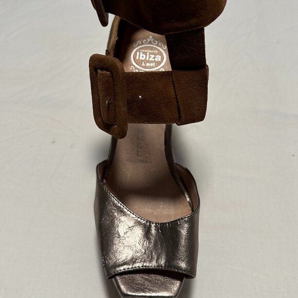 Jeffrey Campbell Suede and Metallic Platform Heel size 8 - Picture 5 of 5